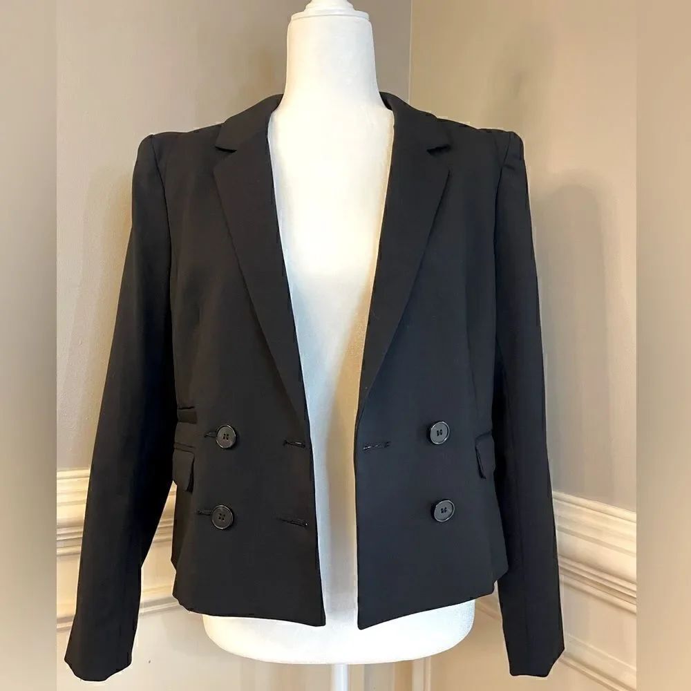 H&M Double Breasted Short Blazer